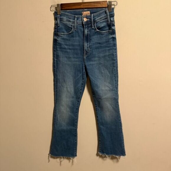 Mother Denim PETITES The Lil Hustler Ankle Fray in Healing Jar- Size 23 - Picture 5 of 9